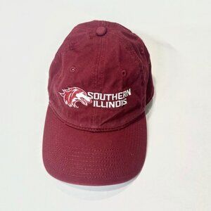 The Game Unisex Baseball Cap Southern Illinois Maroon Adjustable Strap OSFM